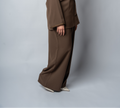 Pantalon large taupe