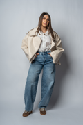 Veste Perfecto Oversize — Crème